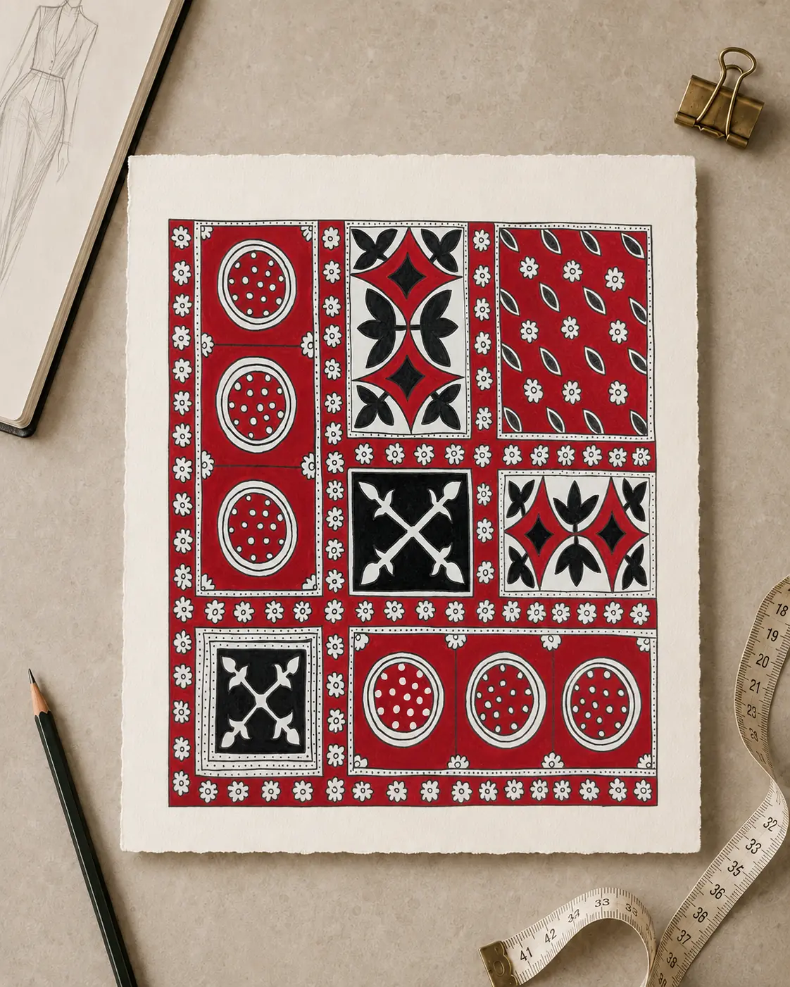 Fashion Prints study 23