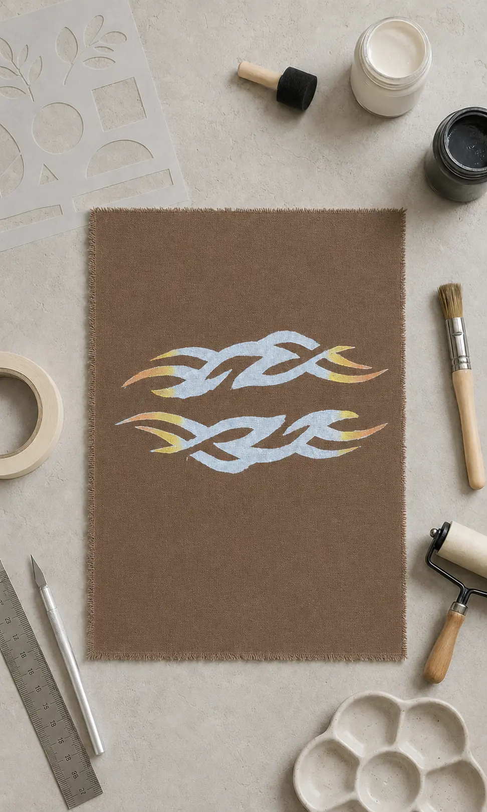 Stenciling study 02