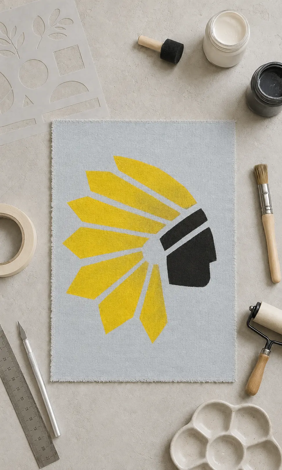 Stenciling study 03