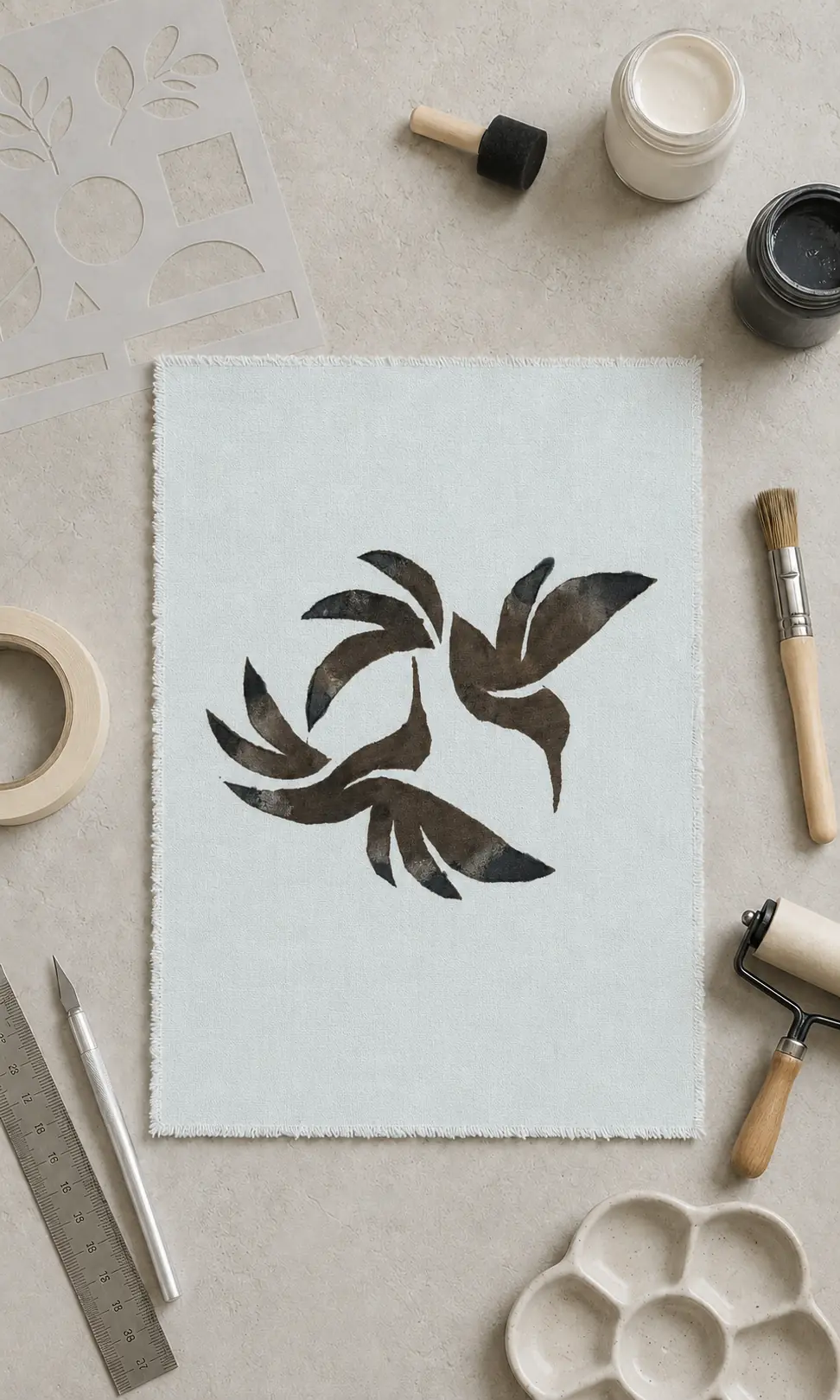 Stenciling study 05