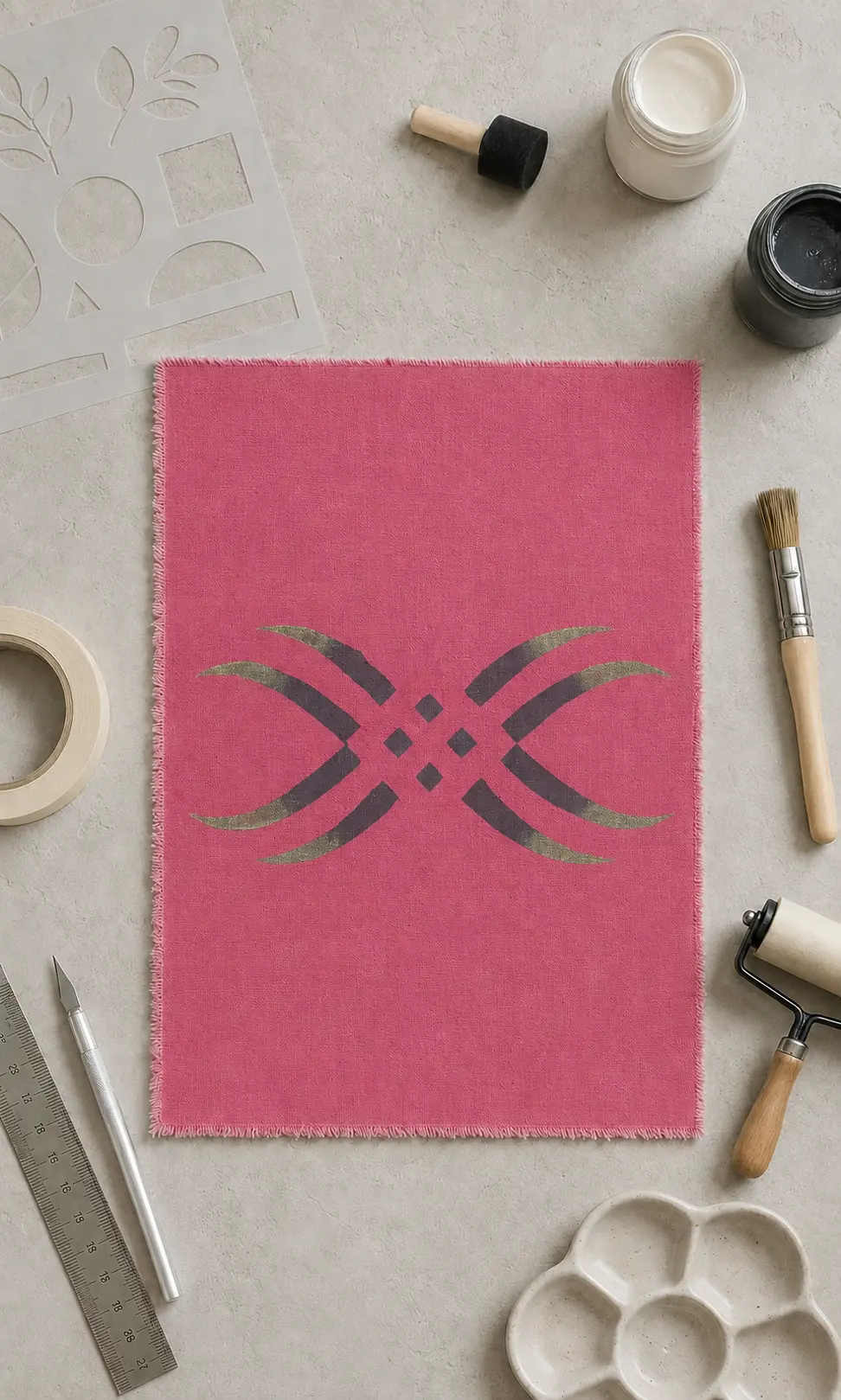Stenciling study 07